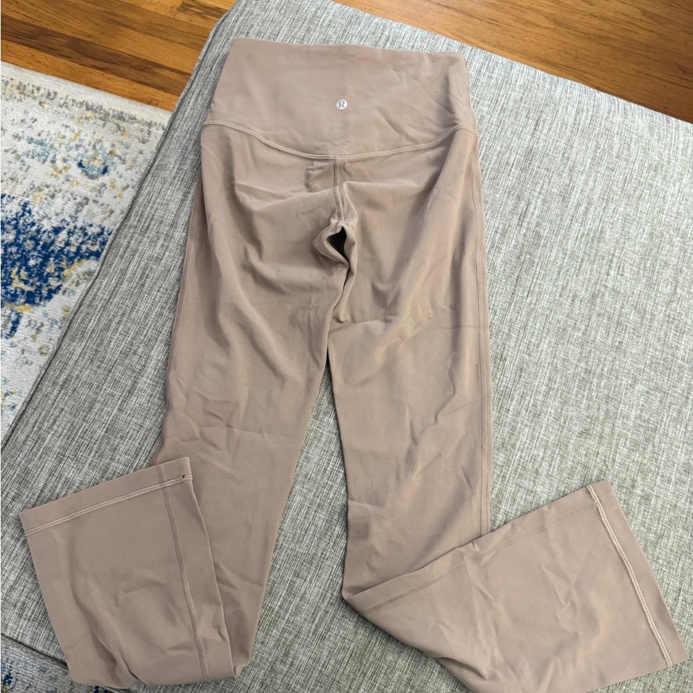 Lululemon Leggings, athletic Women's Beige-Warm Ash Grey Pants, Align Wide Leg - Picture 12 of 16